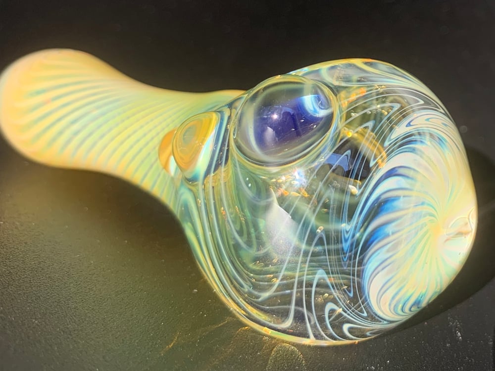 Silver Fume Linework spoon #2