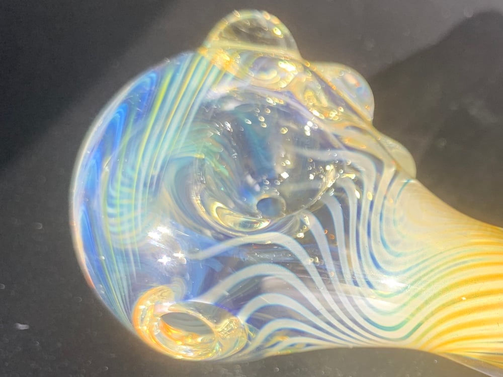 Fumed Linework Spoon #4