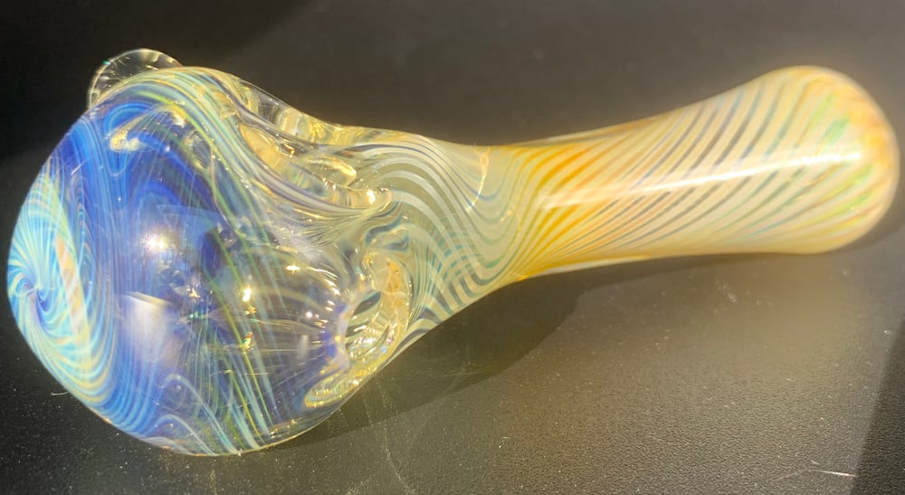Fumed Linework Spoon #4