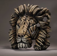 Image 2 of Edge Sculpture "Lion Bust - Savannah"