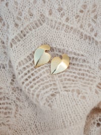 Image 2 of Boucles d'Oreilles MINGO Clous Dorées