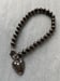 Image of Gunmetal Heart Bracelet