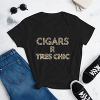 Image 3 of CIGARS R TRES CHIC Women's short sleeve t-shirt