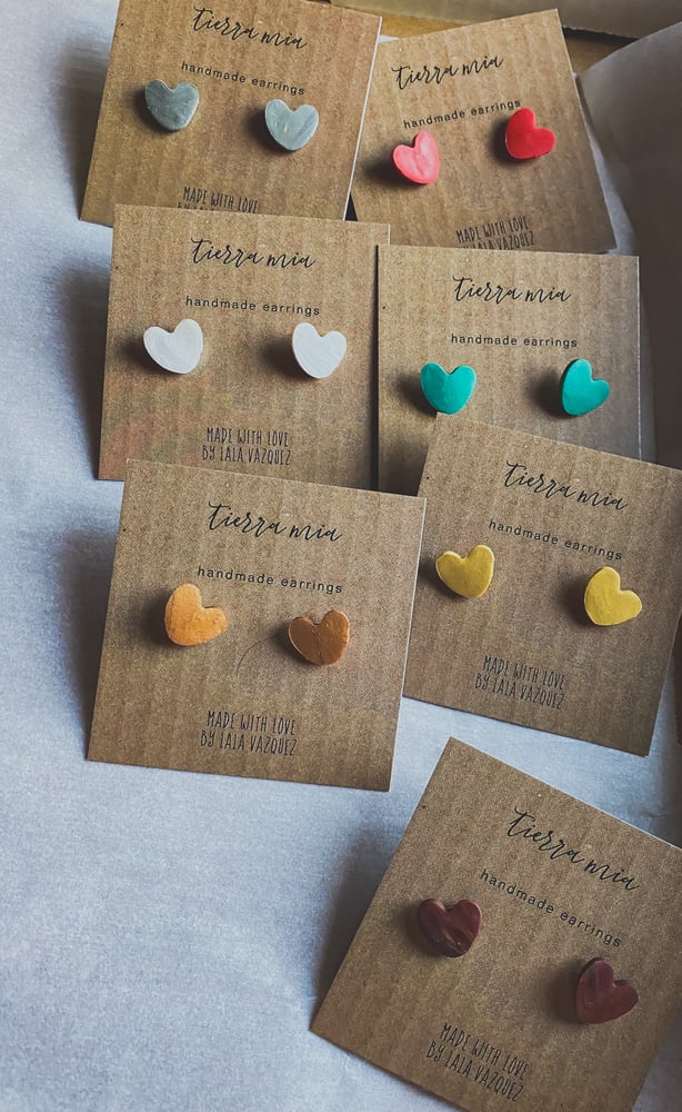 Image of Heart studs