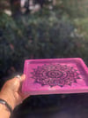 Purple mandala tray 