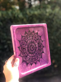 Image 3 of Purple mandala tray 