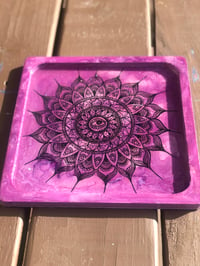 Image 1 of Purple mandala tray 