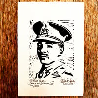 Image 1 of Wilfred Owen - Lest We Forget (Lino Print)