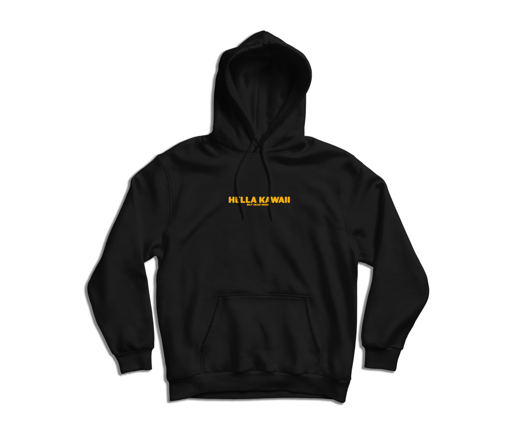 Image of HK But Dead Inside YELLOW Embroidery hoodie 