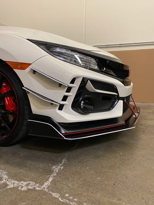 Image of 2016-2021 Honda Civic Type R V1 canards