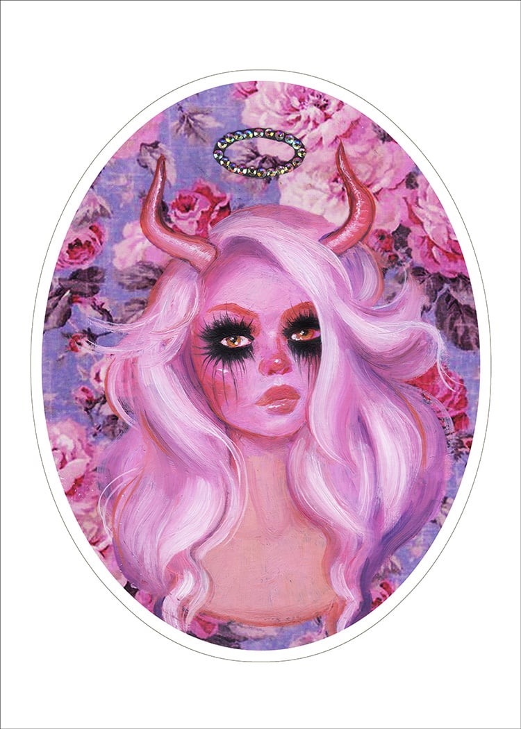 Image of "Pink Devil" Limited edition print 
