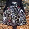 Treacherous Garden midi skirt