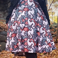 Image 1 of Floral Wolfhound midi skirt PREORDER
