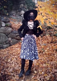 Image 4 of Bone Collector midi skirt (PREORDER!)