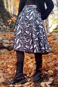 Image 2 of Bone Collector midi skirt (PREORDER!)