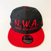 N.W.A. & New Era Black Camo w/ Red Bill Cotton Snapback w/ Red Stitching