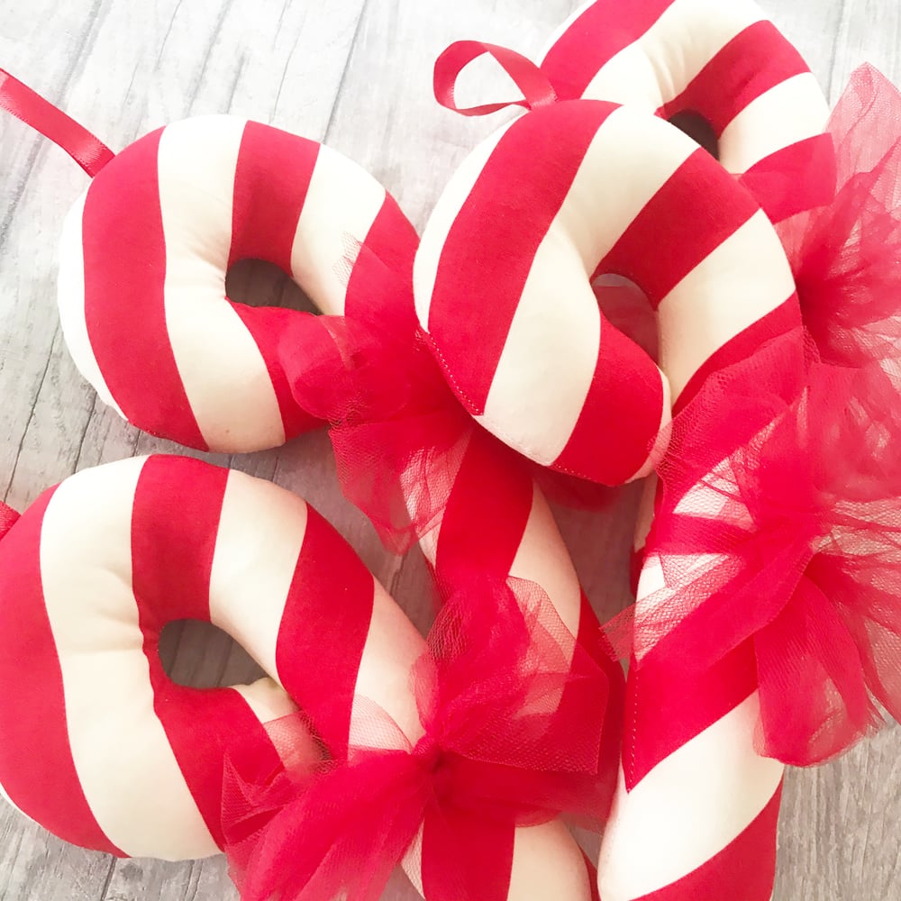 Image of Large Cotton Candy Canes