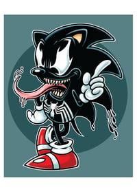 Altered States 7 Sonic the Venom Hog A3 Print