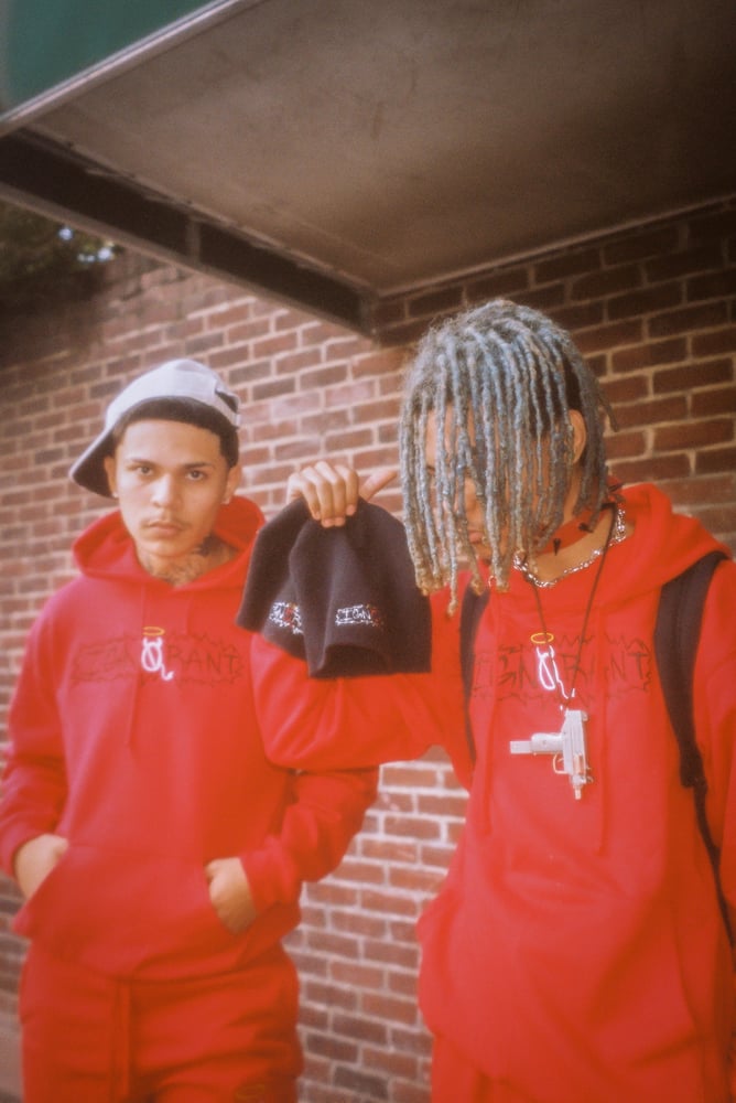 Image of RETRIBUTIØN SWEATSUIT (Red)