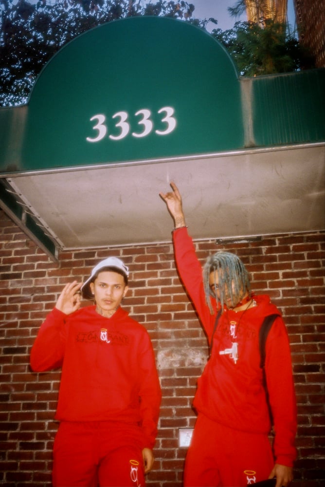 Image of RETRIBUTIØN SWEATSUIT (Red)