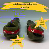 Image 4 of ADOLESCENT MARTIAL ART TORTOISE PIPES