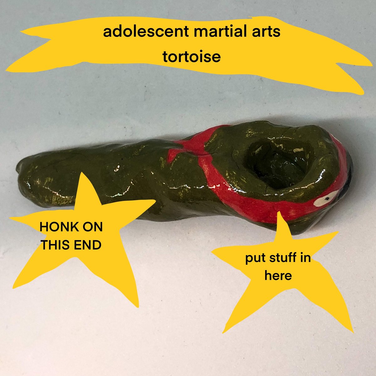 ADOLESCENT MARTIAL ART TORTOISE PIPES