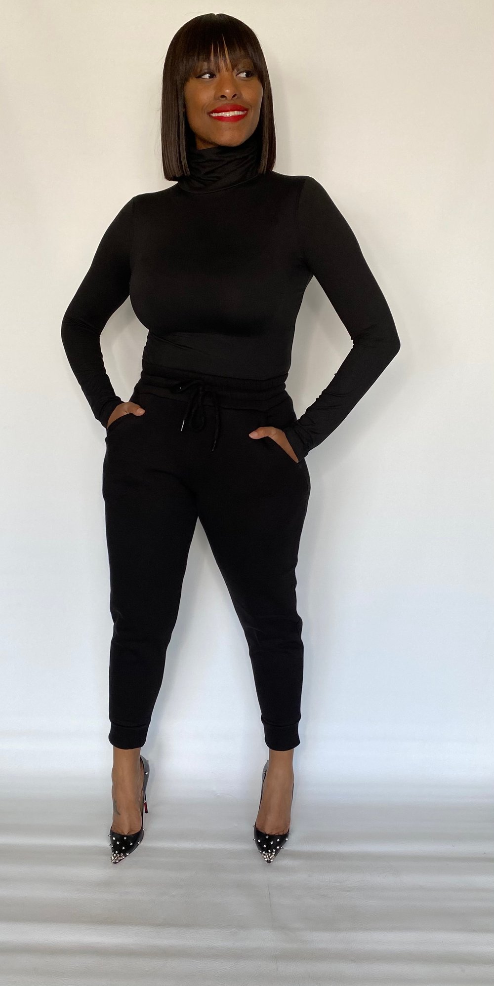 Image of NICOLE | BLACK 2PC SET