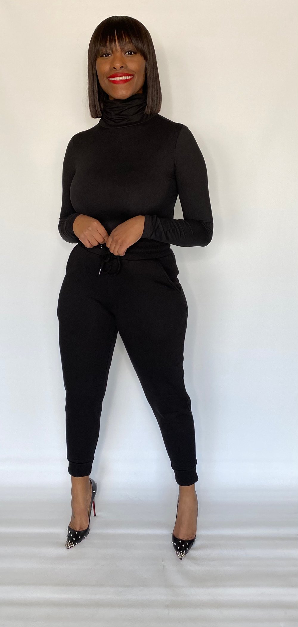 Image of NICOLE | BLACK 2PC SET