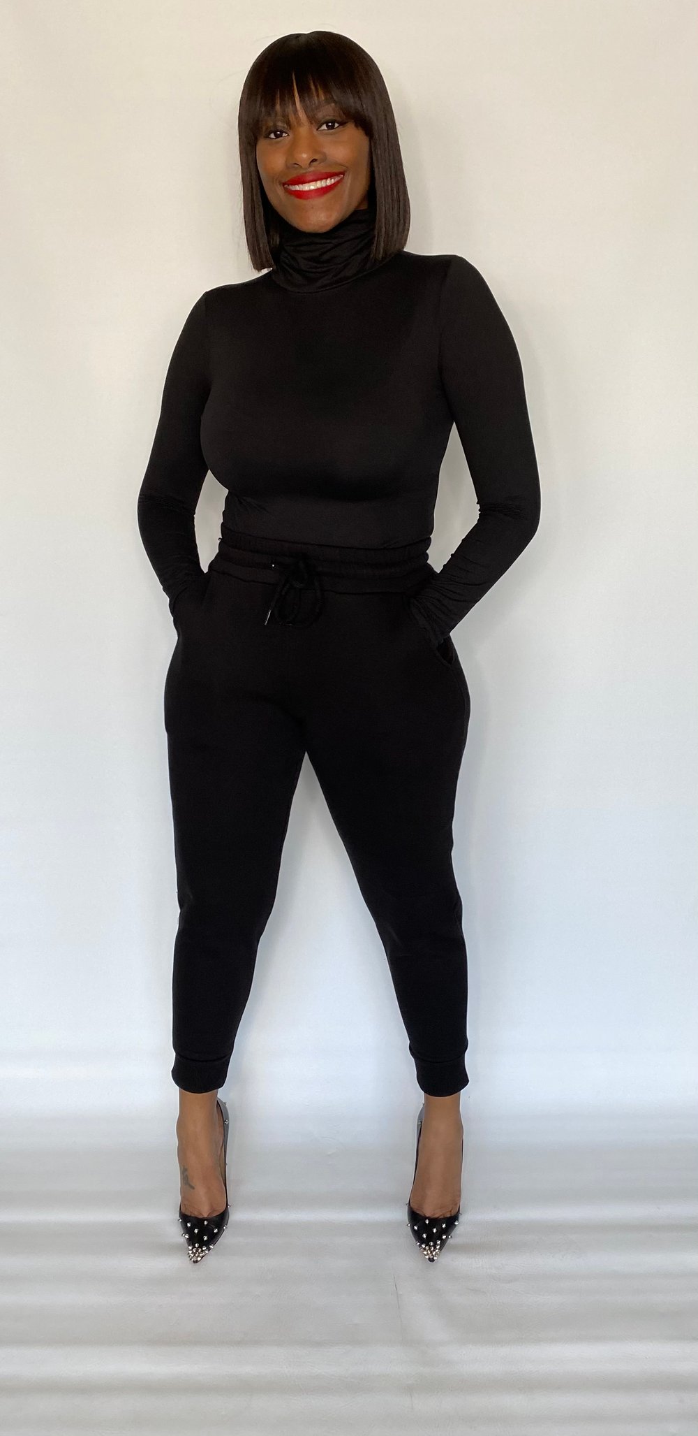 Image of NICOLE | BLACK 2PC SET
