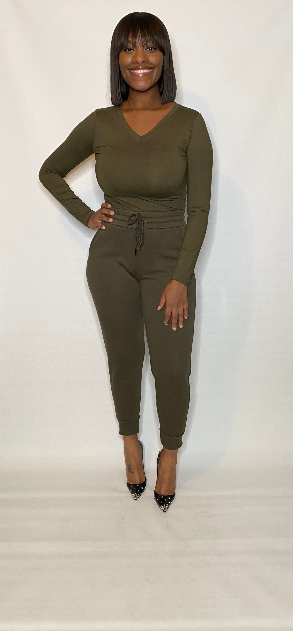 Image of ASHLEY | OLIVE 2PC SET