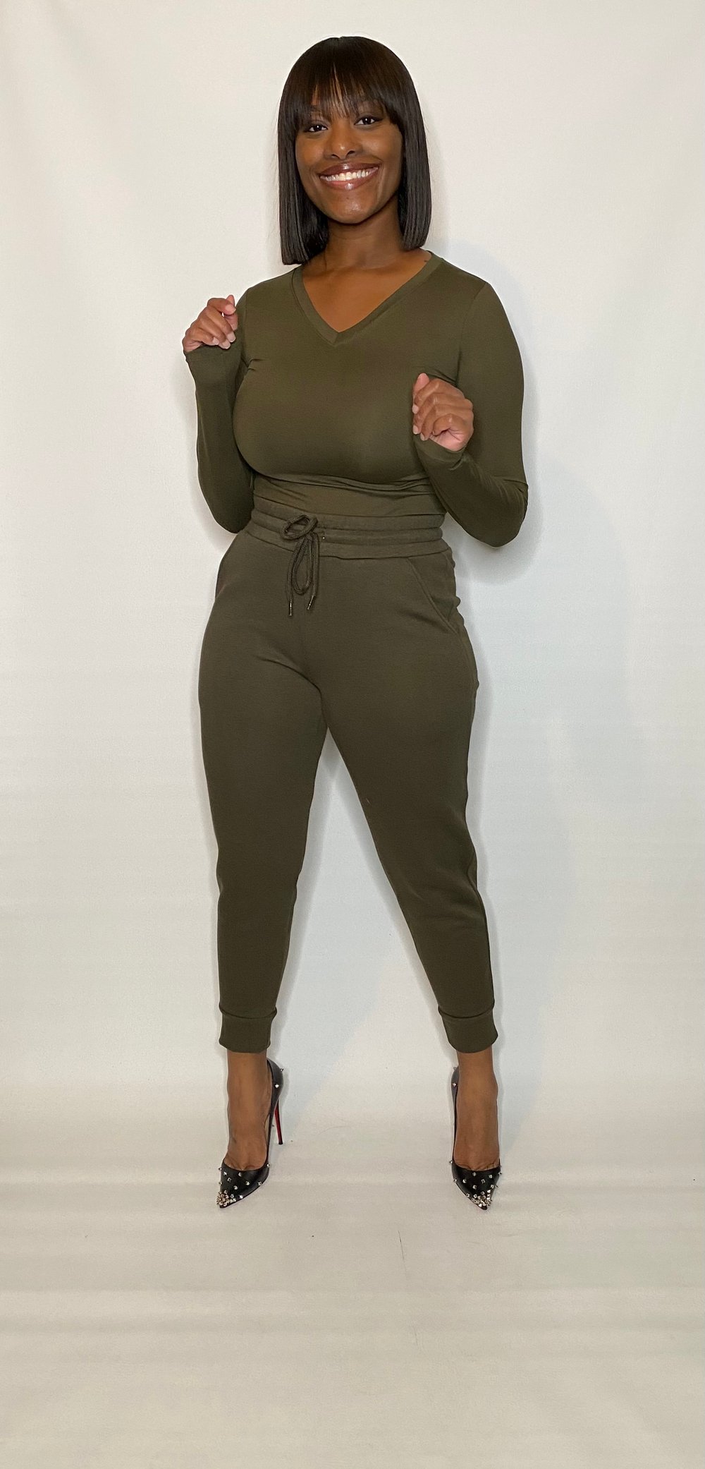 Image of ASHLEY | OLIVE 2PC SET