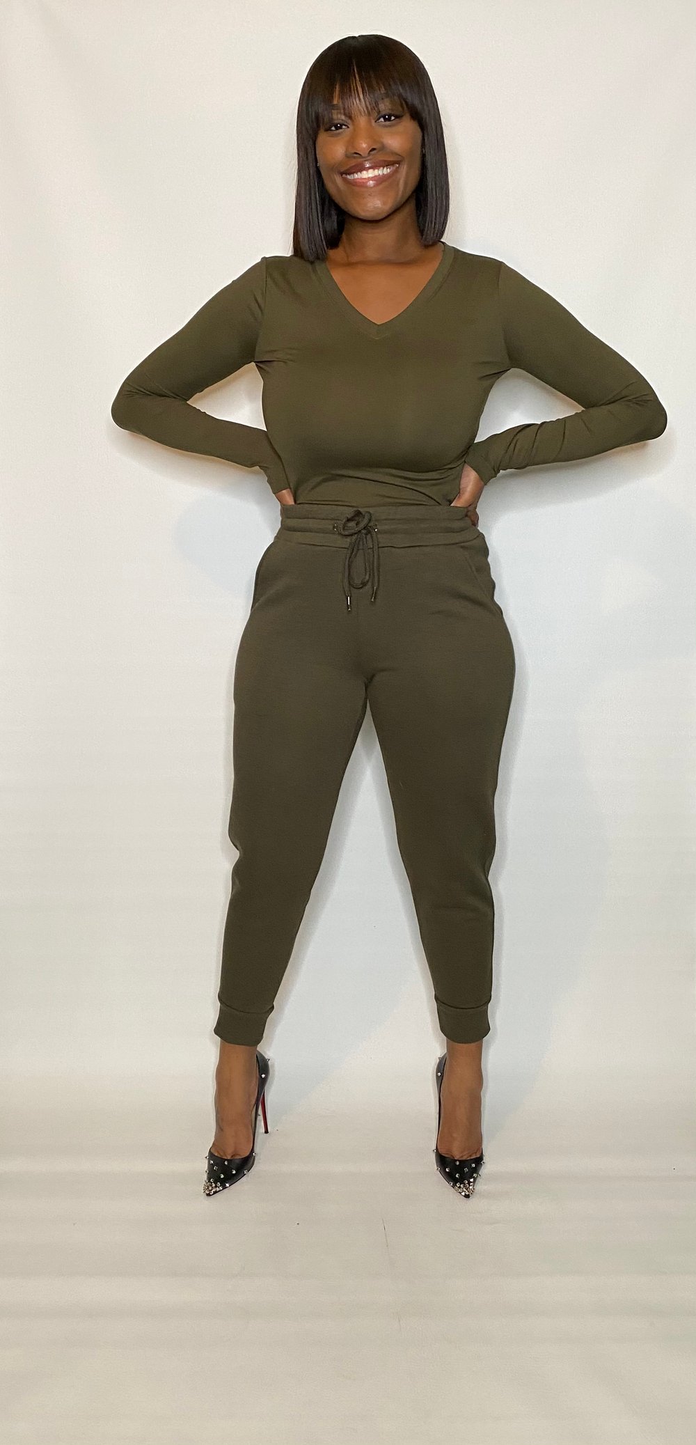 Image of ASHLEY | OLIVE 2PC SET