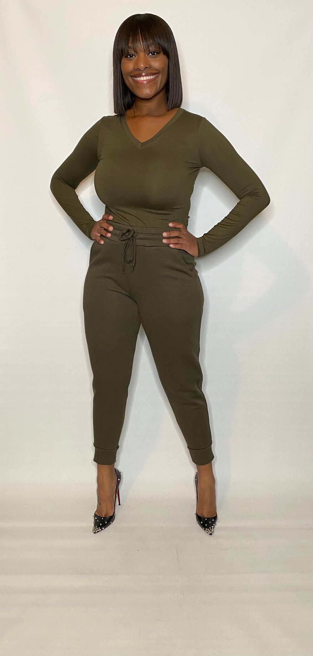 Image of ASHLEY | OLIVE 2PC SET