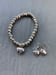 Image of Silver Heart Drop Earrings