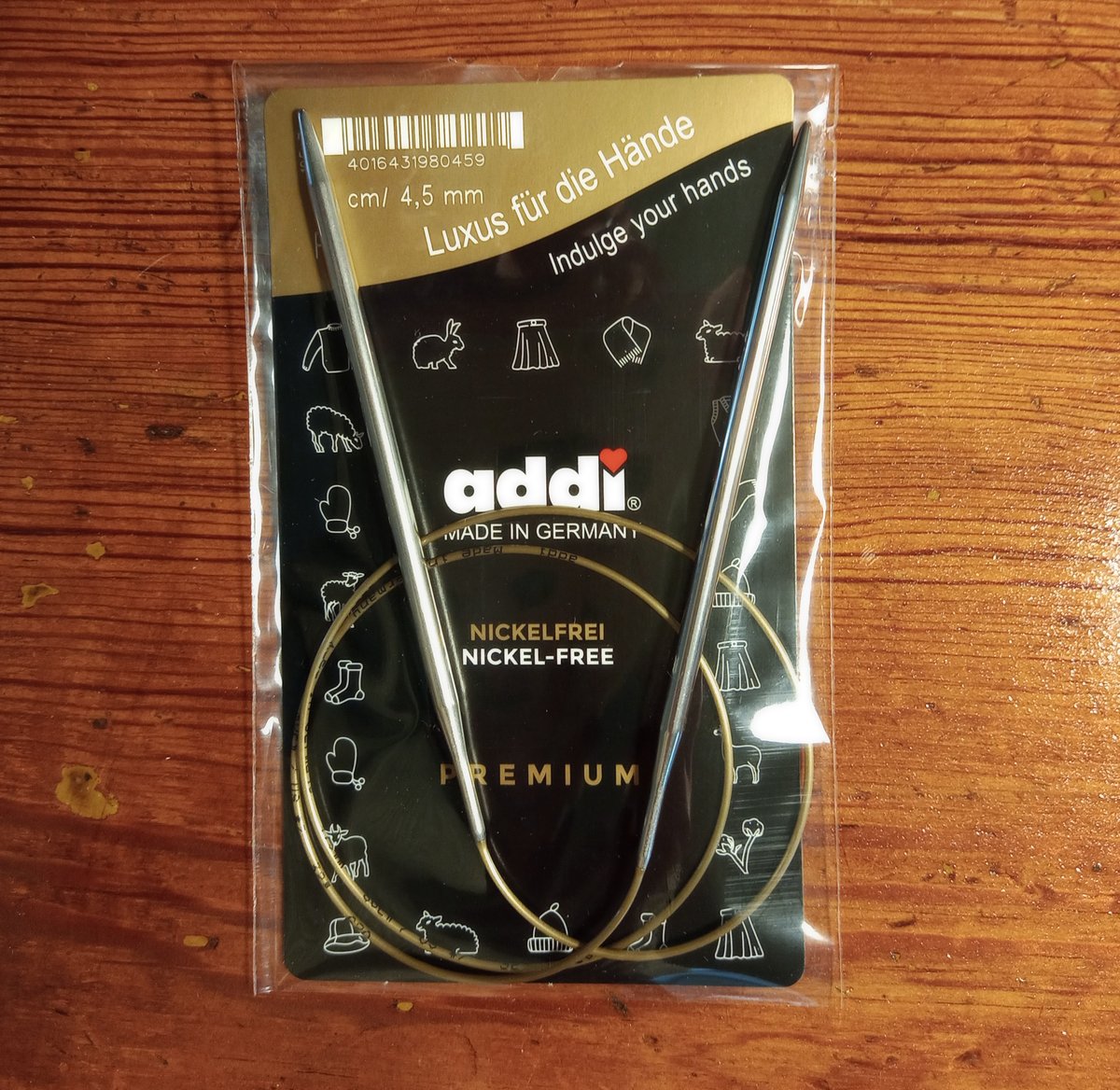 Agulhas circulares de Tricot Addi - Disponível em loja física