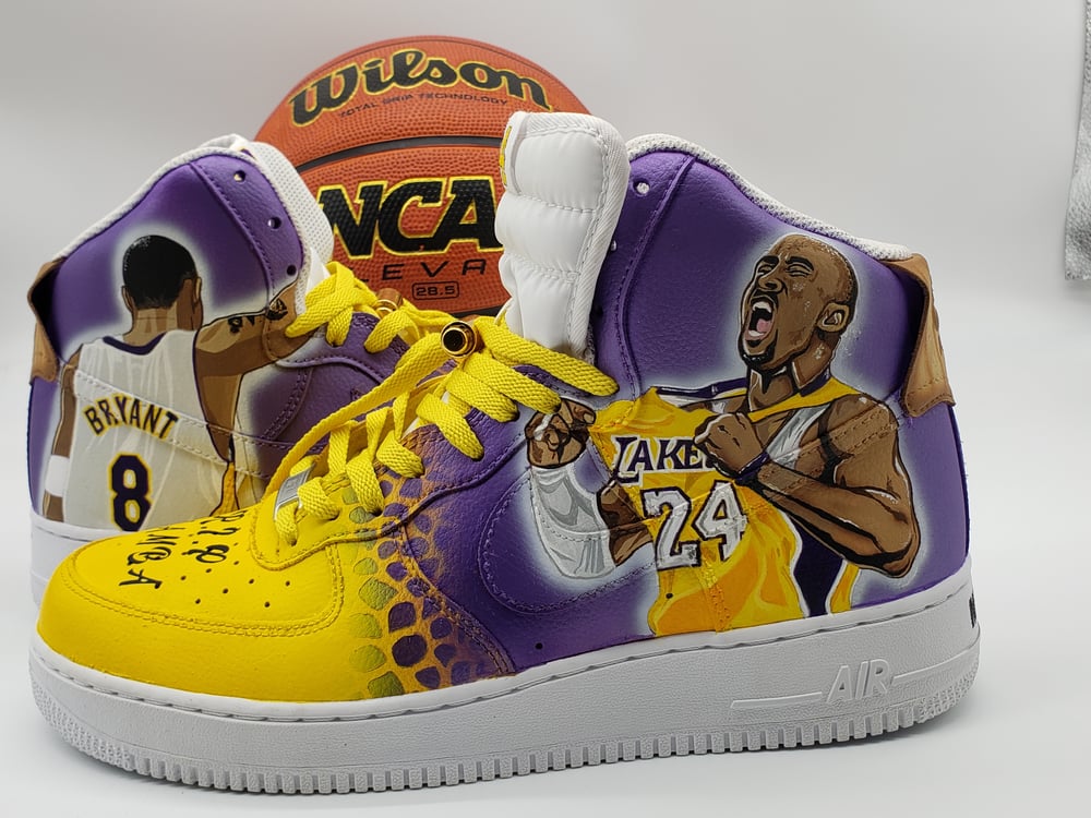 kobe bryant black mamba air force 1