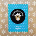 "The year we stayed at home" Gingerbread House Christmas patch