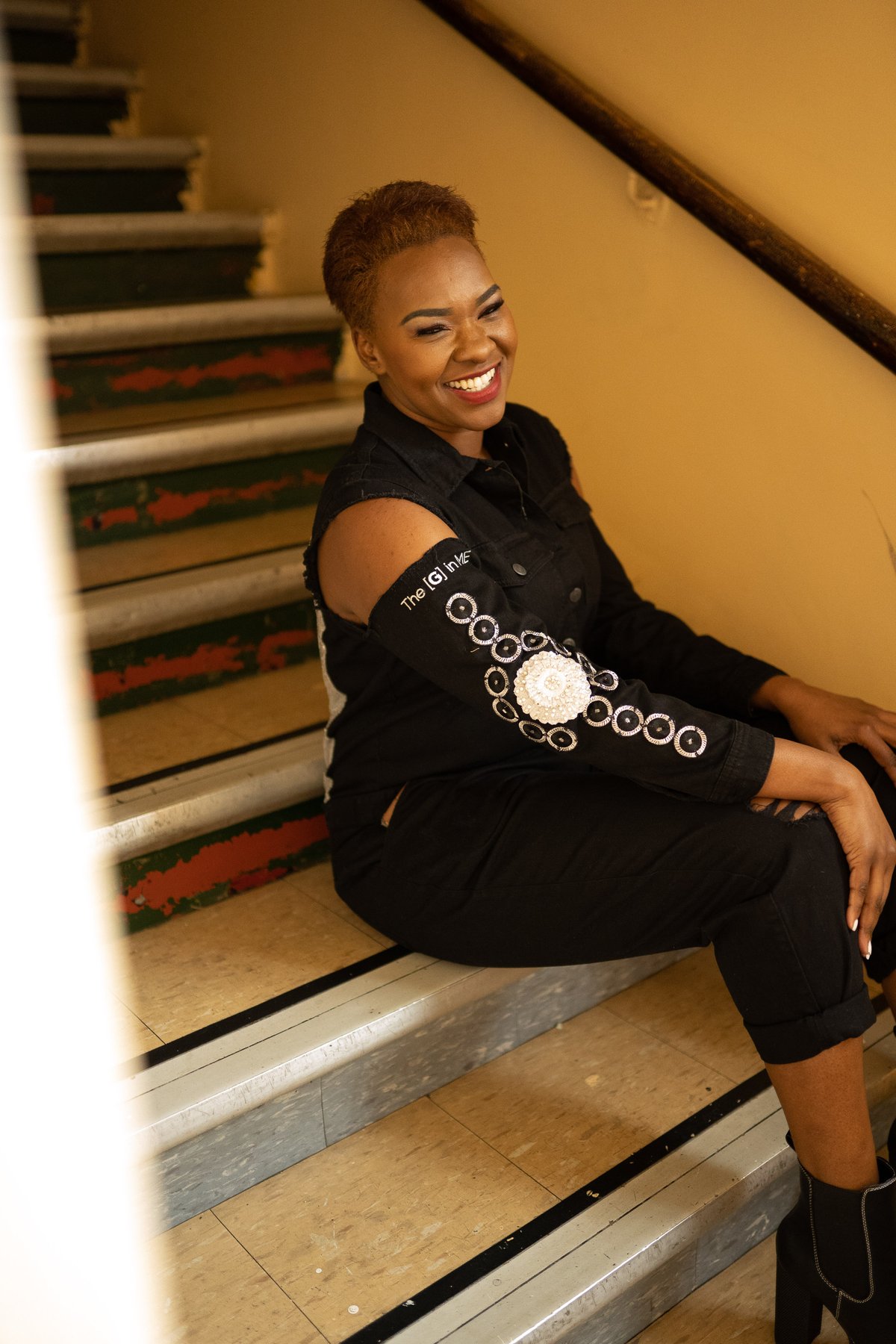 Black Chainmail Jumpsuit Featuring Embroided Detail Mge The G In Me Black Chainmail Jumpsuit Featuring Embroided Detail Mge The G In Me