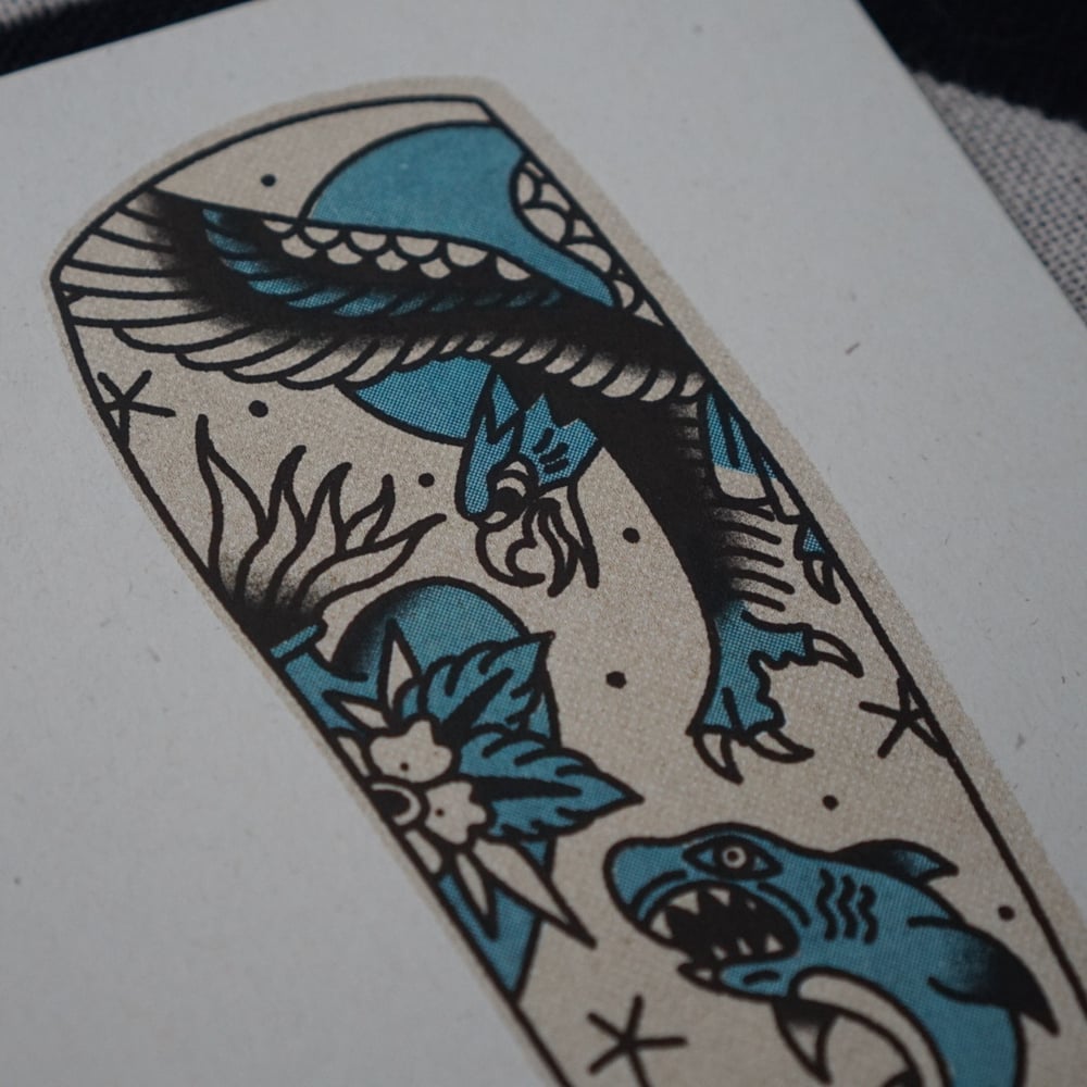 Tattoo Risograph Print
