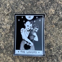 The Lovers vinyl 10cm stickers