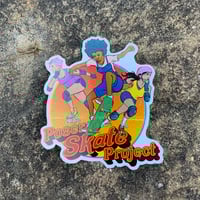 Poser Skate Project 10cm vinyl sticker 