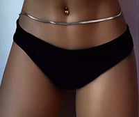 Image 2 of Herringbone Fly Belly Chain  