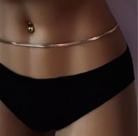 Image 3 of Herringbone Fly Belly Chain  