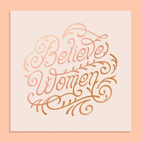 Image 1 of Believe Women Print