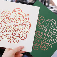 Image 3 of Believe Women Print