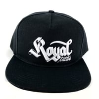 Cap – black with white embroidered font