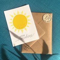Hello sunshine greeting card