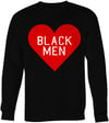 Heart Black Men Sweatshirt