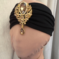 Image 1 of Gathered Jewel Headband