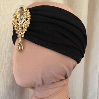Image 3 of Gathered Jewel Headband